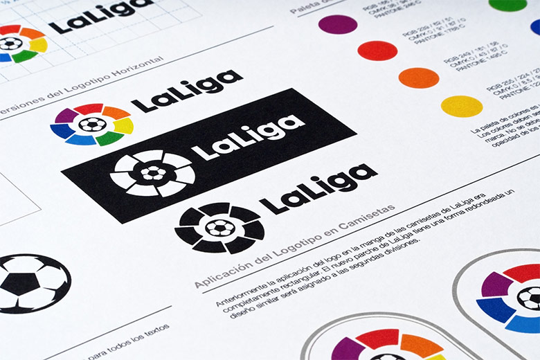 西班牙足球甲级联赛(La Liga)新赛季启用新LOGO